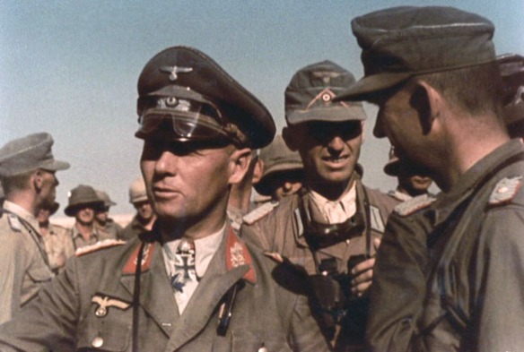 Rommel en viste aux troupes allemandes stationnées au Soudan